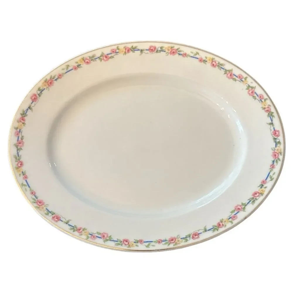 B&Co France L. Bernardaud Limoges Dinnerware Set Floral Gold Trim - Picture 5 of 12